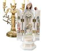 Generico Nativity Scenes Set - Resin Figurine for Display | Handcrafted 3d Design, Compact 20x5x5cm Size, Lightweight 300g Build, Indoor Tabletop Accent, Holiday Decorative Piece, Home Garden Yard