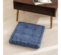 Generico Navy Blue,40 * 40cm/16 * 16 Cuscino per Sedia Reclinabile in Corduroy, Cuscino per Poltrona Massaggiante, Cuscini Quadrati per Divano a Casa, Adatto Come Cuscino da Pavimento