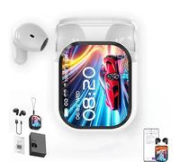 Generico NE20 Earbuds, AI Translation Earbuds Real Time, Bluetooth 5.4 Earphones, 140 Two-Way Language Translator, 48dB Noise Reduction, 60H Playtime, for Travel, Business (White)