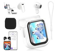 Generico NE20 Earbuds, NE20 Translation Earbuds, NE20 Bluetooth 6.0 LED Display High Fidelity Waterproof Wireless Earphones, LED Touch Screen HD Stereo Sound (White)