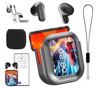 Generico NE20 Earbuds, NE20 Translation Earbuds, NE20 Bluetooth 6.0 LED Display High Fidelity Waterproof Wireless Earphones, LED Touch Screen HD Stereo Sound (Black)