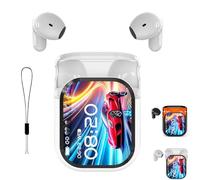 Generico NE20 Earbuds, NE20 Translation Earbuds, with 140 Language AI Translator Real Time, Ai Translation Real Time, 48H Battery Touchscree, for Travel Business (White)