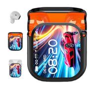 Generico Ne20 Earbuds, NE20 Wireless Headphones, AI Translation Earbuds Real Time, 140 Language Translation, LCD Touchscreen Noise Headphones for Travel Business (black)