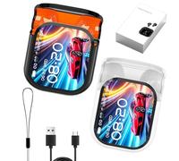 Generico NE20 Earbuds, NE20 Wireless Headphones with 140-Language AI Translator Real Time, Bluetooth 6.0, LCD Touch Screen, IPX6 Water-Resistant, 48H Battery for Travel Business Learning (2 Pcs Mix)