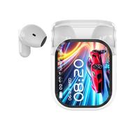Generico Ne20 Earbuds,with 140 Language Ai Translation Earbud Real Time, 48 Hours Battery, Bluetooth 6.0 Earphone, LCD Touch Screen, IPX6 Waterproof for Travel Business, Learning (White)