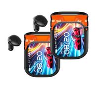 Generico Ne20 Earbuds,with 140 Language Ai Translation Earbud Real Time, 48 Hours Battery, Bluetooth 6.0 Earphone, LCD Touch Screen, IPX6 Waterproof for Travel Business, Learning (2Pcs*Black)