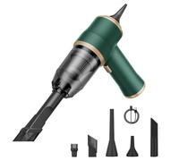 Generico NeatMate Mini Vacuum, 3-in-1 Mini Car Vacuum Cordless Rechargeable, 15000Pa Powerful Handheld Vacuum Cleaner, for Car, Sofa, Office, Pet, Home(green)