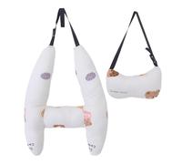 Generico Neck Pillow - Plush Memory Foam | Car Sleeping Pillow | Ergonomic Neck Support for Travel, Breathable Cover, Adjustable Strap, Compact for Airplane, Train, Headrest Cushion Long Trips