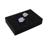 Generico Needle Felting Mat,Black Sponge Wool Felting Pad - Firm Needle Feltin Base, Rectangle Natural Feltings Mat For Knitting, Feltings, Sewing Knitting Sponge Wool Pad