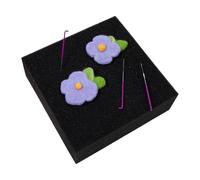 Generico needle felting pad wool - Wool Needled Felting Pad, Black Sponge WoolS FeltiNng PadS, FeltingS Mat for Crochet, NeedleS FeltinGg Tools for Travel, Hotel, Apartment, Needle FeltingS Mat