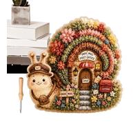 Generico Needle Punch Kit - 3D Fabric DIY Crafting Supplies | Cottage
