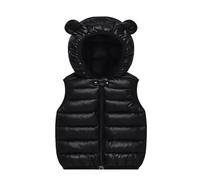 Generico Neonati e Bambini Smanicato Gilet Piumino 100 Grammi con Cappuccio Giacca Invernale per Bambini con Cerniera Giubbotto Primaverile Bambino Piumino con Cappuccio Bambina