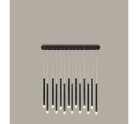 Generico Nero GUIDATO Lampadario Moderno Ufficio Sala da Pranzo Cucina Bar lampadario 30/42W, lampadario da Pranzo