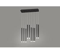 Generico Nero GUIDATO Lampadario Moderno Ufficio Sala da Pranzo Cucina Bar lampadario 30/42W, lampadario da Pranzo