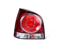 Generico Nero/rosso Con Luce Freno Per VW Per Polo Per Hatchback 2006-2010 | Fanale Posteriore Gruppo fanale posteriore senza lampadina a LED(Only Left Red)