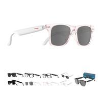 Generico Nessthub Smart Glasses, Nessthub Multifunctional Bluetooth Glass, AI Smart Bluetooth, Music Playback, Hands-Free Calling, Built-in Microphone, for Home/Office/Outdoor (Pink-A)