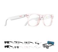 Generico Nessthub Smart Glasses, Nessthub Multifunctional Bluetooth Glass, AI Smart Bluetooth, Music Playback, Hands-Free Calling, Built-in Microphone, for Home/Office/Outdoor (Pink-B)