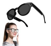 Generico Nessthub Smart Glasses, Nessthub Smart Wireless Headphone Glasses, Video Recording, Music Playback, Hands-Free Calling, for Home/Office/Outdoor (Style D)