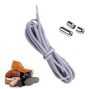 Generico Nessun o per scarpe per adulti, Speed Shoelaces per scarpe da ginnastica pigri, Elastic Speed Laces con di alatura - per calzature Stringhe per basse, da fitness, sportive