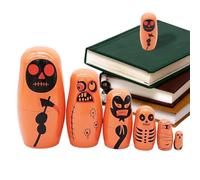 Genérico Nesting Dolls - Russian Dolls | | Nesting with Painted Designs Wooden Russian Doll Wooden Nesting Doll with Six Layers Toys For Family & Friends