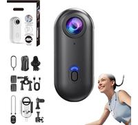 Generico Nexo25 Camera, Motiontrail Body Camera, Thumb Cameras, 120° Wide Angle, Waterproof Wearable Action Cam with Magnetic Clip for Travel, Outdoor Sports (Black*advanced,4K)
