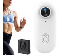 Generico Nexo25 Camera - Motiontrail Camera, New 2025 Upgraded Nexo25 Camera, 120° Wide Angle, 4k Waterproof Wearable Action Cam, Magnetic Clip, for Diving Travel Adventure (White+4k,No card)