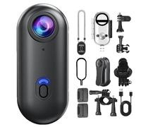 Generico Nexo25 Camera, Wearable Sports Cameras with Waterproof Case, 1080P HD Body Cam Video Recording, Magnetic Clip for Outdoor Activities, Pets, Life Records, Travel Records (Black,Standard(4K))