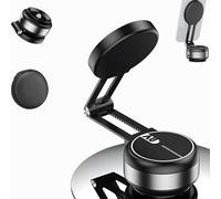 Generico Nixiveofficial Magnetic Phone Holder, Nixive Phone Holder, 2025 New Nixie Magnet Phone Holder Rotatable Foldable Retractable, Car Electric Magnetic Phone Holder (Silver)