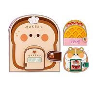 Generico No-Cut Quiet Busys Books - Cartoon Interactive Craft Toy, Hands-On Skill Building Activity, Reusable Educational Pages, Child-Safe Learning Design Study Room, Classroom, Bedroom Early