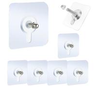 Generico No-Drill Screw Stickers, 2026 New Nail Free Stickers for Walls Heavy Duty, Adhesive Hooks Without Nails, Renter-Friendly Nail Free Stickers for Walls Heavy Duty (6pcs)