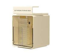 Generico No Drilling Divided Clear Stackable - Under Desk Drawer | Kitchen Pull-Out Bins,for Cosmetics Beauty Tools Kitchen Bathroom Home Office Vanity