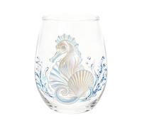 Generico No Stem Wine Glasses - 400ml Sea-Themed Novelty Glassware