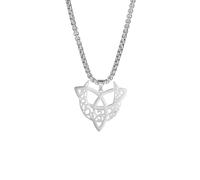 Generico Nodo vichingo celtici Collane a mezzaluna, uomini donne, stregoneria a forma di luna, gioielli vintage per amuleto