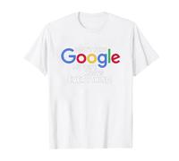Generico Non Ho Bisogno di Google mia Moglie sa Tutto Magliette Divertenti con Scritte Magliette con Scritte per Uomo