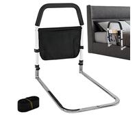 Generico Non-Slip Bed Handle Seniors - Adult Bed Rails for Safety Assistance, Fall Prevention, Mobility Support, Rehabilitation, Handicap, Disabled, Pregnant, and Elderly Bedside Aid