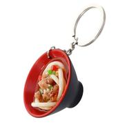 Generico Noodle Bowl Keychain - Mini Food Pendant | Realistic Bag Charm
