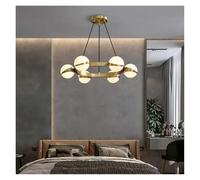 Generico Nordic Ring Acrylic Spherical Pendant Table Living Dining Room Kitchen Bedroom Ceiling Light Interior Design Home Decoration