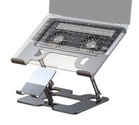 Generico Notebook Riser, Smartphone Cradle Bracket, Tilting Computer Shelf, Ventilated Airflow Cooling System, Office Meeting Room Component, Bedside Viewing Utility, Foldable Profile Size