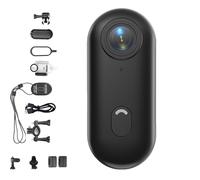 Generico Nova Caplens - POVCamera, 2025 New Treklons Body Camera, Thumb Action Cameras, Wearable Video Recording, Portable for Various Outdoor Sports (black 4k,No Card)