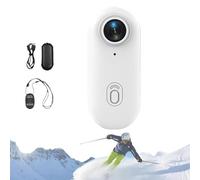 Generico Nova - POV Camera, Stallionframes 4K Thumb Action Camera, Mini Wearable Snap Cam, 170° Wide Angle, IPX7 Waterproof, for Cycling, Travel & Outdoor Use (White,1080P)