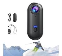 Generico Nova - POV Camera, Stallionframes 4K Thumb Action Camera, Mini Wearable Snap Cam, 170° Wide Angle, IPX7 Waterproof, for Cycling, Travel & Outdoor Use (Black,1080P)