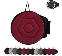 Generico Novanest Seat Cushion, Nova Nest 360 Rotating Seat Cushions for Car, Car Cushions for Driving, Ergonomic Office Chair Cushion, Non-Slip, Comfortable Long Sitting (Red,Rhombus)