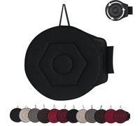 Generico Novanest Seat Cushion, Nova Nest 360 Rotating Seat Cushions for Car, Car Cushions for Driving, Ergonomic Office Chair Cushion, Non-Slip, Comfortable Long Sitting (Black,Rhombus)