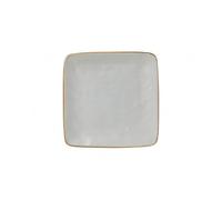 Generico Novità Home Mediterraneo - Piatto Quadrato per Pane in Gres Bianco