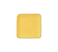 Generico Novità Home Mediterraneo - Piatto Quadrato per Pane in Gres Giallo