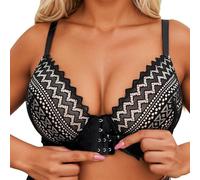 Generico novità Sexy Puro Desiderio Chiusura Anteriore Reggiseno Intimo Moda Minimalista Push-up Sollevamento Aggiustamento Indumenti Intimi, Comodo Design Senza Ferretti per Supporto