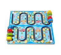 Generico Number Maze Game, Wooden Educational Preschool Toy, Sensory Learning Board, 11.81x7.09x0.98x11.81x11.81x1.3 Inches, for Kids, Boys And Girls Early Childhood Development