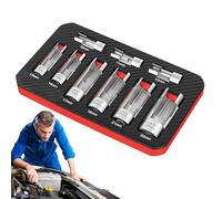 Generico Nut Removal Tool Kit - High Grade Steel Socket Set 10mm To 22mm, Bolt Extractor Design | Stripped Lug Nut Remover For Car Owner Hobbyist Mechanic Garage Workshop Repair