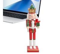 Generico Nutcracker Soldier,15 Inch Wooden Holiday Soldier Nutcracker Decoration - Holiday Seasonal Décor Ornaments For Kitchen Cabinet Shelf Decoration Christmas Living Room Bedroom Party