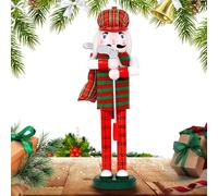 Generico Nutcracker Soldier - 2 Pack 14 Inch Wooden Golf Action Figurines for Indoor and Outdoor, Hand-Painted Detail with Sturdy Base, Holiday Decor for Kids, Children, Family, Home Party